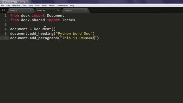 Python Create Word Doc python docx