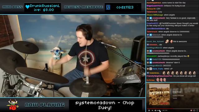 System of a Down - Chop Suey (Drum Cover) -- The8BitDrummer смотреть онлайн
