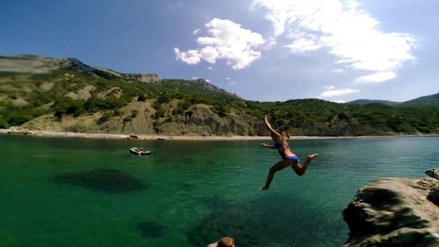 ЛАСПИ туристы-походники КРЫМ. поход в бухту ЛАСПИ смотреть онлайн