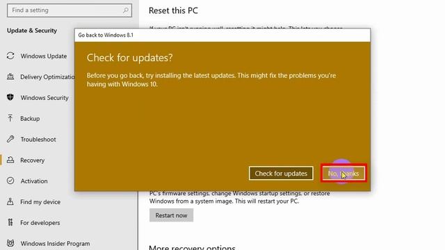How to downgrade Windows 10 to Windows 8.1/8 for free смотреть онлайн