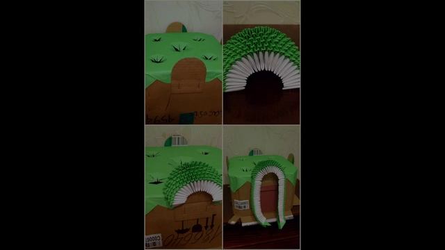 Модульное оригами. Храм. Мастер-класс. смотреть онлайн