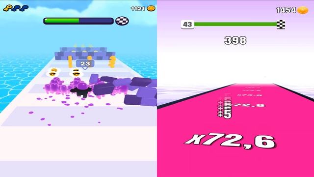 Satisfying Mobile Games 2023 - Join Blob Clash 3D, Stack Colors, Marble Run 3D, Ball Run 2048... смотреть онлайн