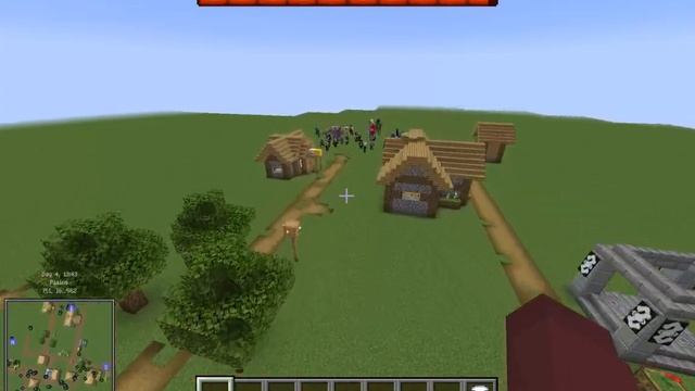 Minecraft  Mob Battle: Villagers Vs Pillagers