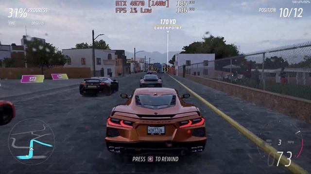 ? NVIDIA GeForce RTX 4070 [Laptop, 140W] - Forza Horizon 5 gameplay benchmarks (1080p) смотреть онлайн