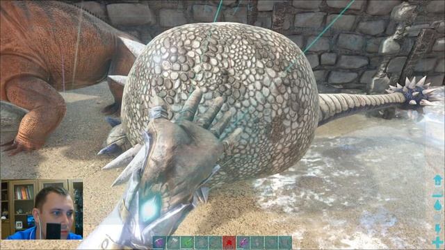 ARK Survival Evolved !Приручение Виверны и Кристаллический остров!