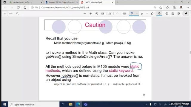 M251 Meeting 3 Dr.Nesrine смотреть онлайн