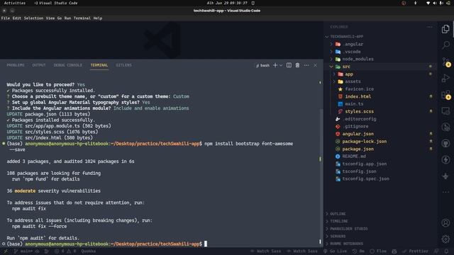 Angular Installation and Styling with Material, Bootstrap CSS, Bootstrap Icons, and Font Awesome смотреть онлайн