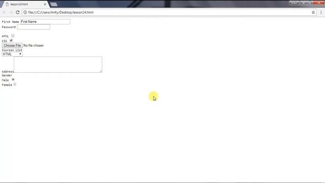 TTP | HTML | LE 14(Part 3) Buttons in Form: Normal & Radio Button, Submit & Reset Button, Text Area смотреть онлайн