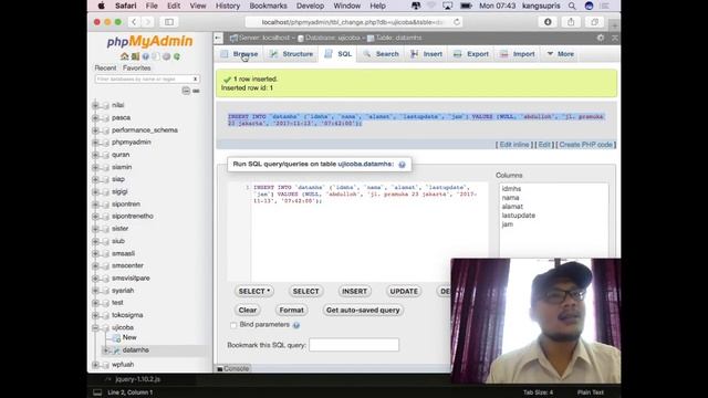 Belajar MYSQL PHPmyadmin DASAR bahasa indonesia смотреть онлайн