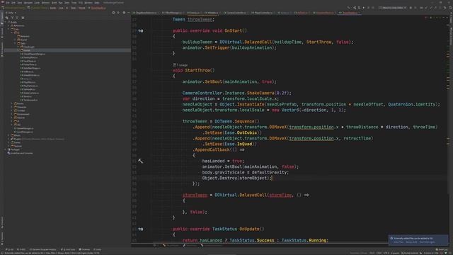 Recreating the HORNET Boss Fight in UNITY using Behavior Trees смотреть онлайн