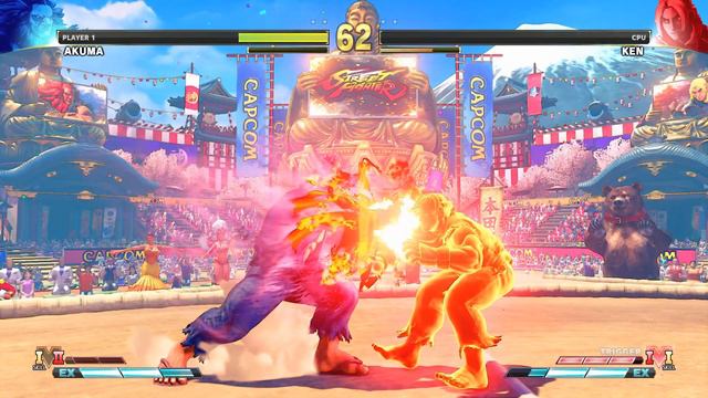 Akuma vs Ken (Hardest AI) - Street Fighter V смотреть онлайн