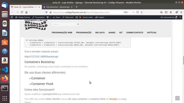 Aula 25 - Loja Online - Django - Tutorial Bootstrap 01 смотреть онлайн