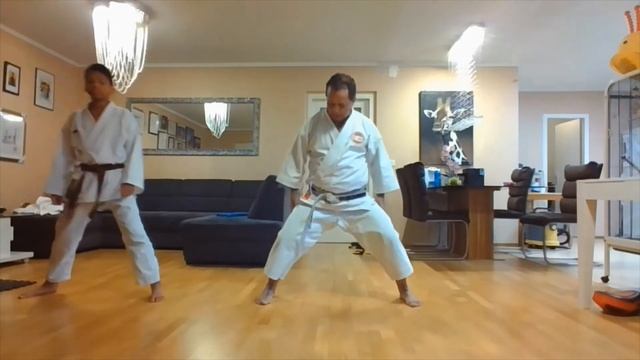 Karate Zuhause ÖTKS Verein Heian SHodan - Shotokan كاتا هايان شودان
