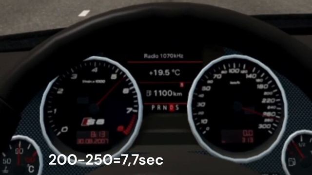 Audi S8 2009 | Top Speed | City Car Driving смотреть онлайн