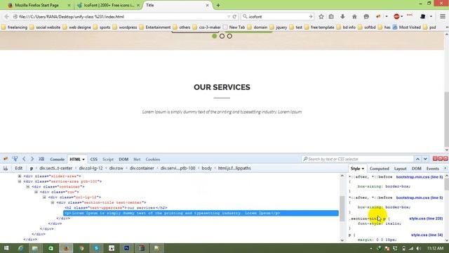 PSD to HTML With Bootstrap Class #2 ( Part 1 ) смотреть онлайн