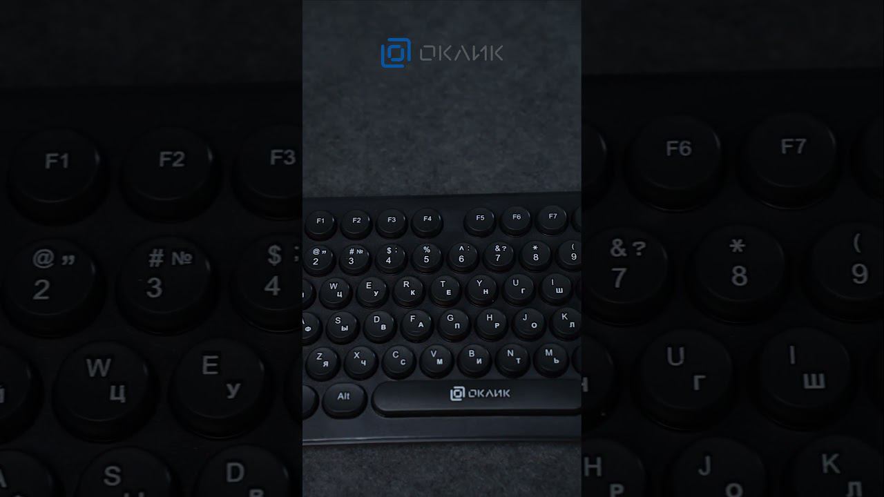1070512 Keyboard Оклик 400MR black USB slim смотреть онлайн