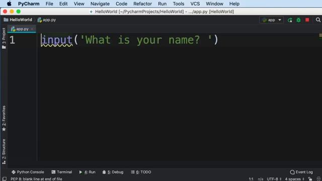 Take input from the users in python смотреть онлайн