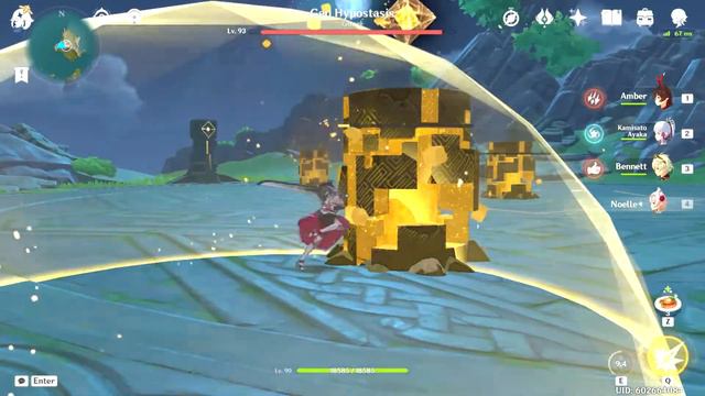 Genshin Impact - Amber and Ayaka Burst Combo смотреть онлайн