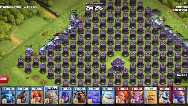 Clash of clans, 200+ Golems VS 300+ Bomb Towers APK смотреть онлайн