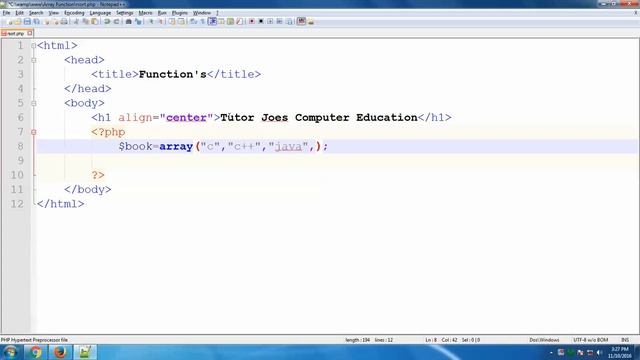 How To Use Arrange Array Values In Descending Order In Php In Tamil смотреть онлайн