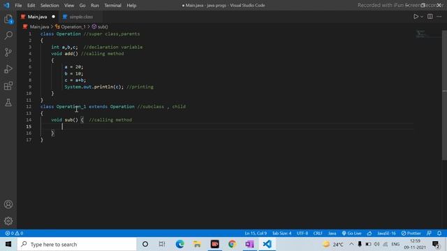 Single inheritance in java | With Example | extends keyword |Explained смотреть онлайн