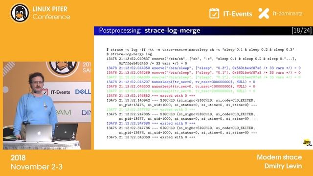 [RUS] Dmitry Levin: "Modern strace" / #LinuxPiter смотреть онлайн