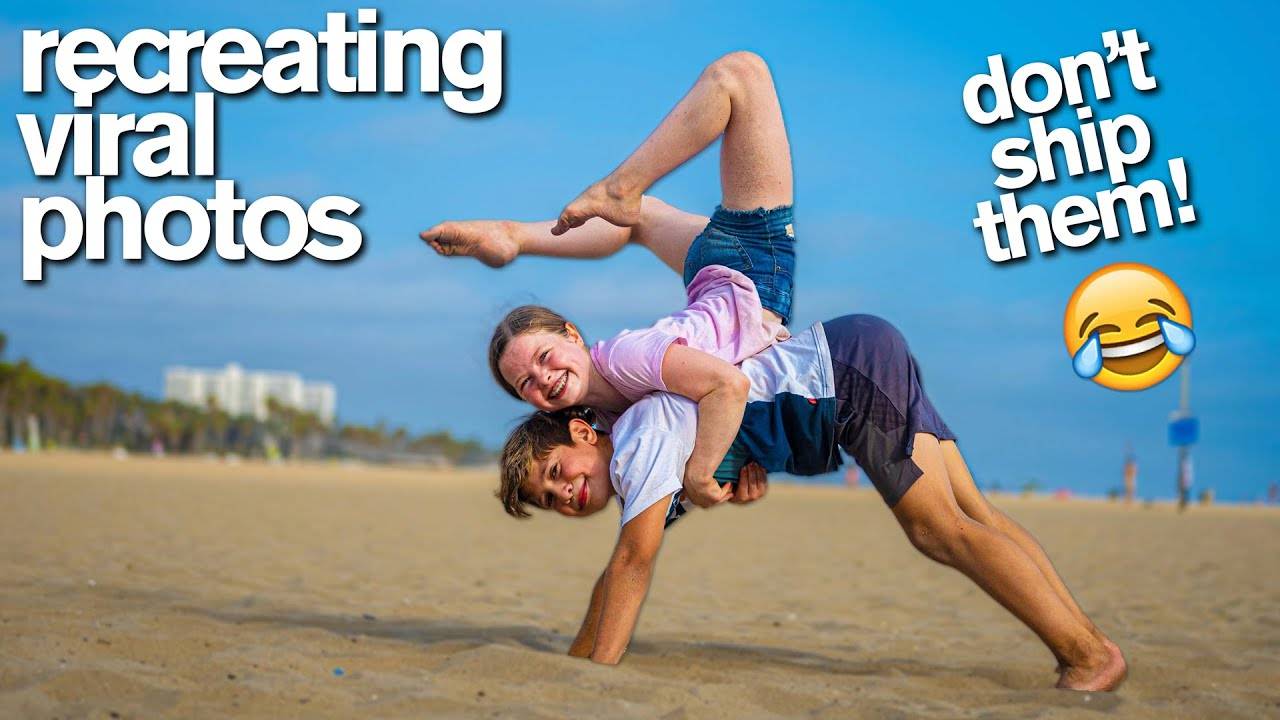 RECREATING VIRAL COUPLE'S PHOTOS Acrobat vs Gymnast смотреть онлайн