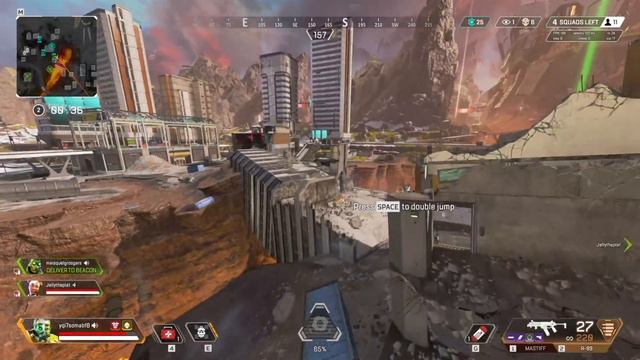 TOXIC PLAYER MADE JELLY COMPLETELY LOSE IT!! Apex Legends смотреть онлайн