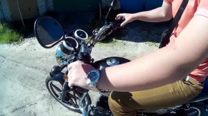 Как научиться ездить на мопеде.На примере Альфы