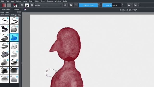 Pesi's Watercolors - connecting color spots смотреть онлайн