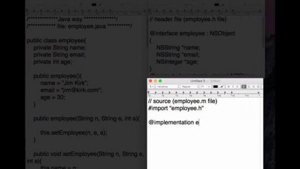 Learning Objective C For The iPhone - Module 1 - Converting Java to Objective-C - Part 3 of 3