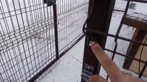 Собачий вольер из 3d ограждения. Надёжный и крепкий.