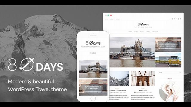 EightyDays - A WordPress Travel Theme For Travel Blogs | Themeforest Website Templates and Themes смотреть онлайн