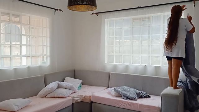 2021 LIVING ROOM MAKEOVER || DEEP CLEANING || DECORATE WITH ME