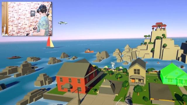 РОБОТ ТОРНАДО РАЗРУШАЕТ ГОРОД | VRobot (HTC Vive VR) смотреть онлайн