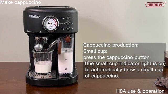 HiBREW | Troubleshooting Guide H8A Semi-automatic Coffee Machine смотреть онлайн