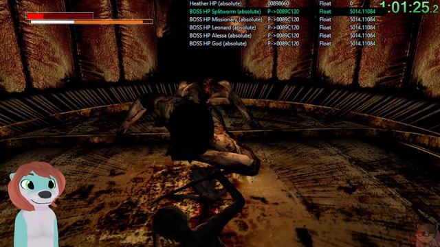 Silent Hill 3 Extreme X God fight, no blind spot, health displayed смотреть онлайн