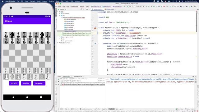 Android Chess 036: Using Kotlin keyword "object" for singleton смотреть онлайн