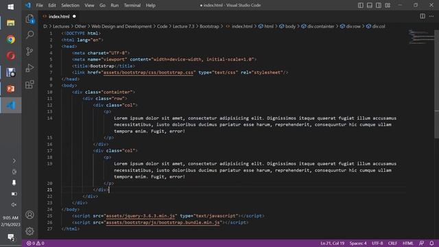 Lecture 7.3: Alignment in Bootstrap смотреть онлайн