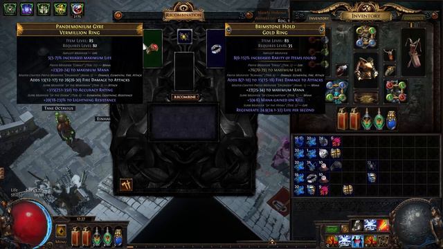 Path Of Exile Recombinator Crafting Guide Ep. 2: RF DoT Vermilion Rings