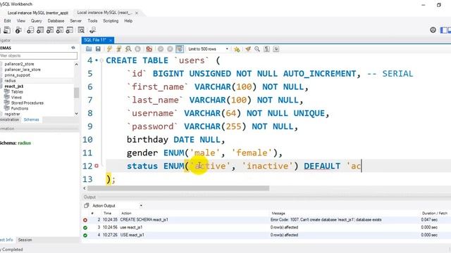 01.2 - SQL - Create Table смотреть онлайн