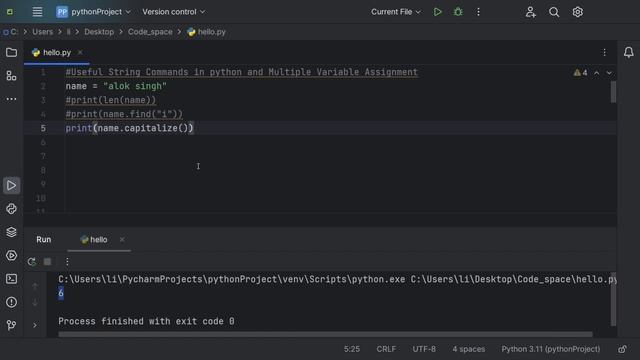 3.Useful String commands in python | Difficulty level-Easy смотреть онлайн