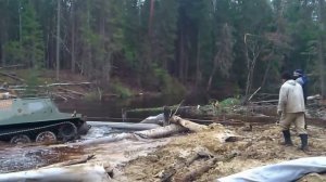 Дороги Севера Русское бездорожье / Витязь ДТ30 незаменимый помошник МТЛБ  ГТТ