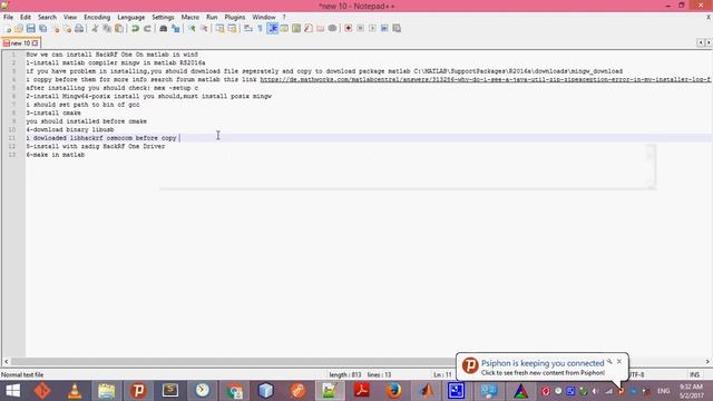 How we can install HackRF One On matlab in win8 смотреть онлайн