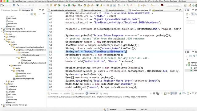 Spring Security | Authentication Server Impl And Client | Part 26 смотреть онлайн