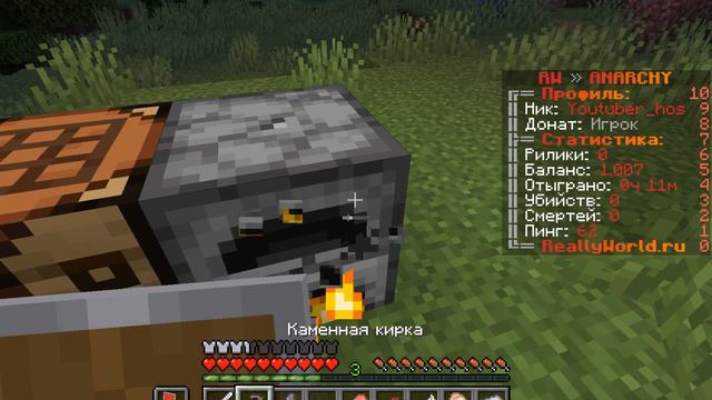 ВЫЖИВАНИЕ НА АНАРХИИ 1.16.5 НА СЕРВЕРЕ ReallyWorld С МИКРОФОНОМ 1 ЧАСТЬ смотреть онлайн
