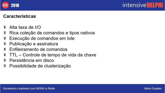 Intensive Delphi 2018 - Escalando o backend com NGINX e Redis смотреть онлайн