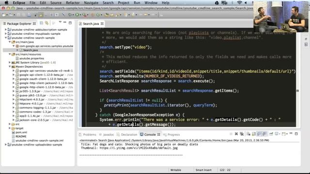 YouTube Developers Live: Setting up your Java IDE for Google API samples смотреть онлайн