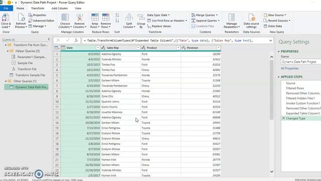 Excel dynamic data source path in power query | Power query tutorial in bangla смотреть онлайн