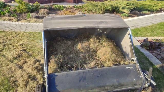 В субботу скарифицировал газон и собирал траву смотреть онлайн